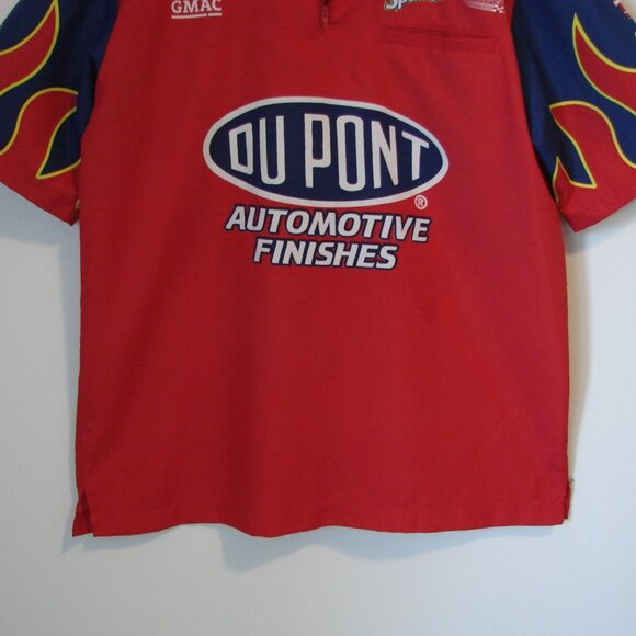 Jeff Gordon Nascar Chase Authentics Vintage Red Shirt Logos Size Medium Large - Picture 9 of 14
